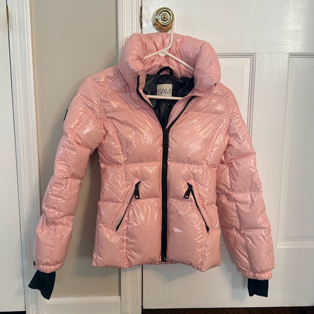 SAM. Kids Light Pink Puffer Jacket